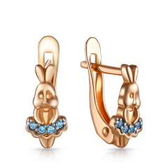 Серьги с английским замком С639-1297Гл
