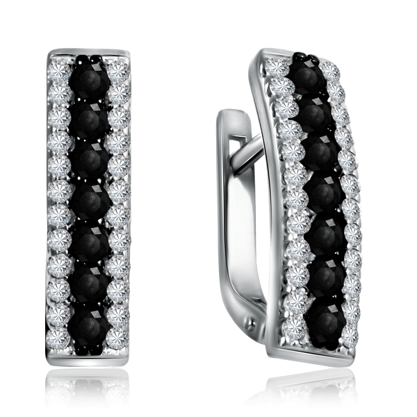 

Серьги с английским замком из серебра 94021381