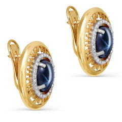 Серьги с английским замком 12-2574-1400