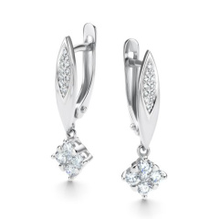 Серьги с английским замком 26288-200