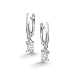 Серьги с английским замком 26744-200