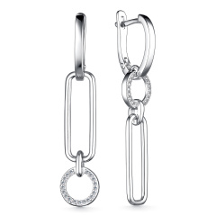 Серьги с английским замком 02-3956/00КЦ-00