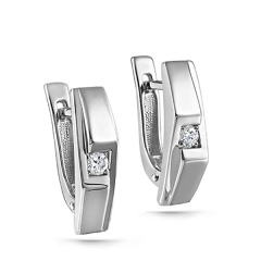 Серьги с английским замком 12-11250-1000