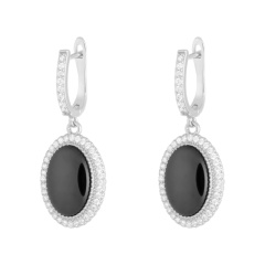 Серьги с английским замком TC-E00746-B-W-X-X-W