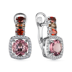 Серьги с английским замком 02-3477/ЮСАМ-00