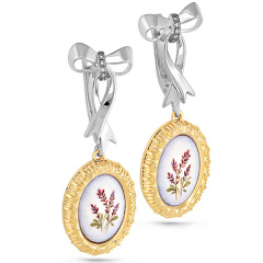 Серьги с английским замком 12-2997-1022