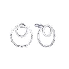Серьги CZ-E01868-X-W-X-X-W
