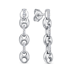 Серьги с английским замком 12-9023-7900