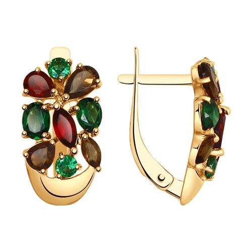 

Серьги с английским замком из золота 724824