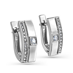 Серьги с английским замком 12-11293-1000