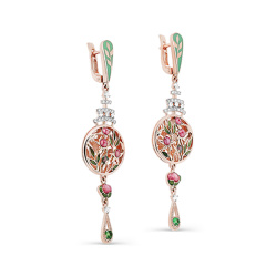 Серьги с английским замком 12-01285-8822