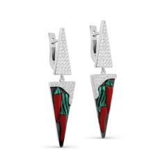 Серьги с английским замком 12-431-7901