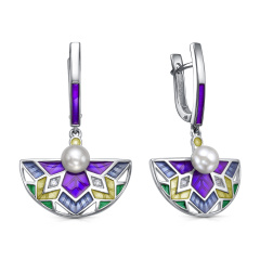Серьги с английским замком 12-865-1501