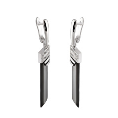Серьги с английским замком TC-E01240-B-W-X-X-W
