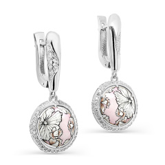 Серьги с английским замком 12-11340-1022