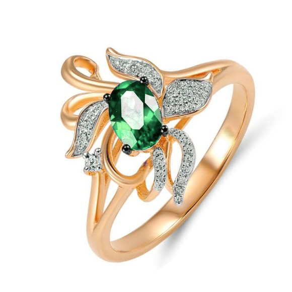 

Кольцо из золота R01-D-R306173EMP-R17