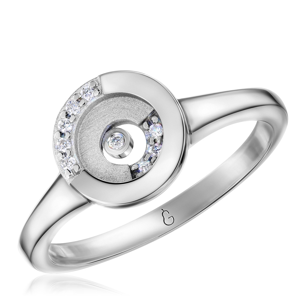 Кольцо из белого золота с бриллиантами кольцо с бриллиантами из белого золота