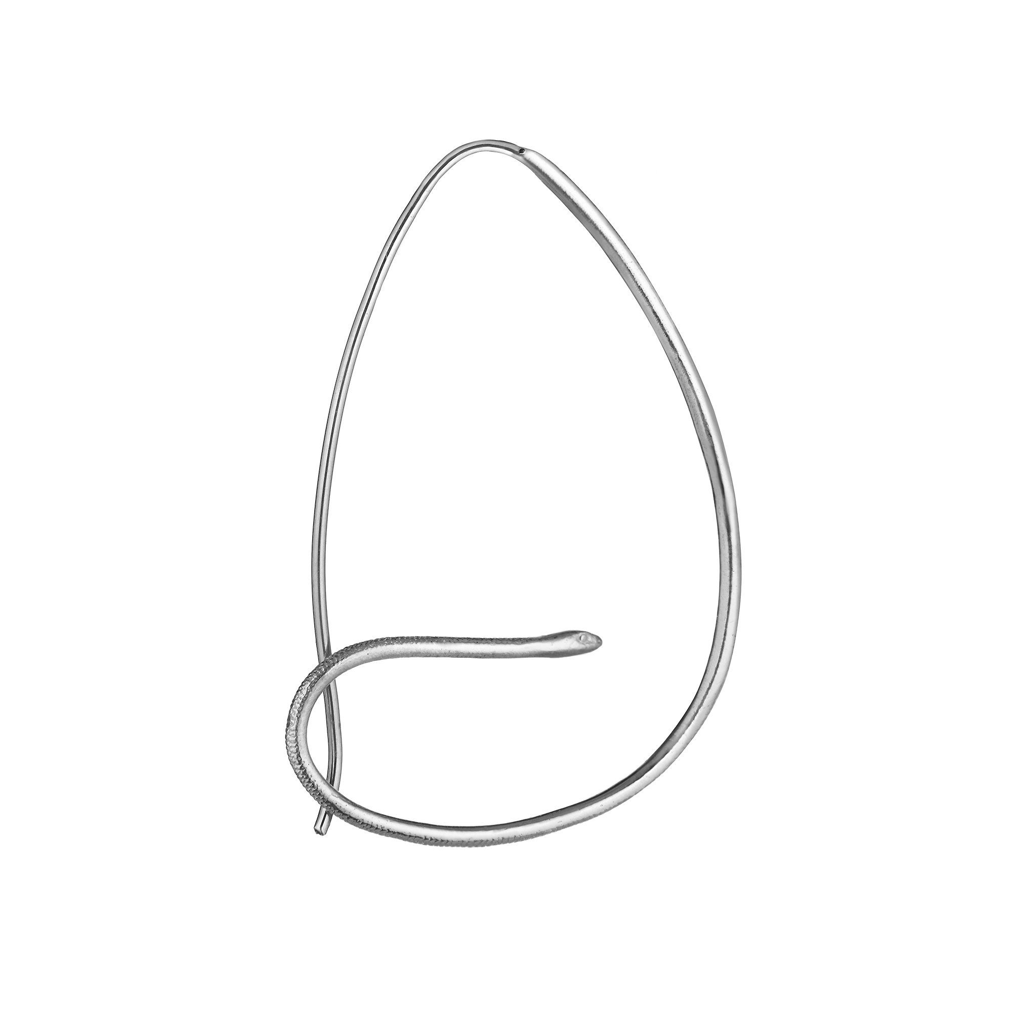 

Серьга одиночная из серебра