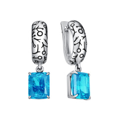 Серьги с английским замком 12-822-12702