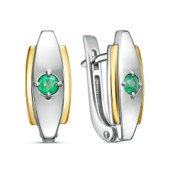 Серьги с английским замком 12-574-1287