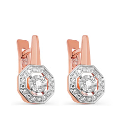 Серьги с английским замком 12-01464-1000