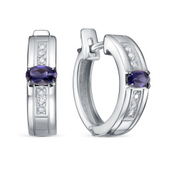 Серьги с английским замком 12-964-21389