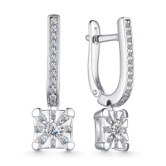 Серьги с английским замком 02-3796/00КЦ-00