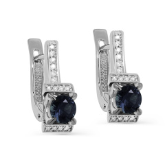 Серьги с английским замком 12-11650-1100