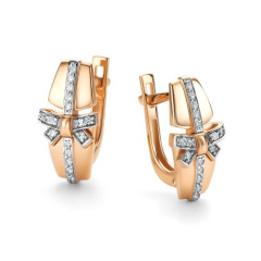 Серьги с английским замком 26232-100