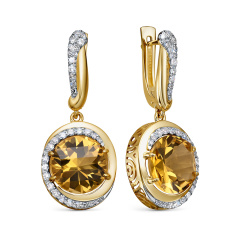 Серьги с английским замком 12-22150-2900