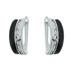 Серьги с английским замком TC-E00670-B-W-W-X-W