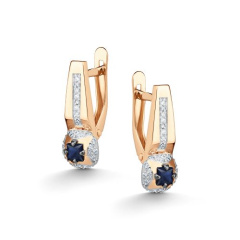 Серьги с английским замком 26691-102