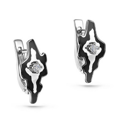 Серьги с английским замком 12-11233-1002
