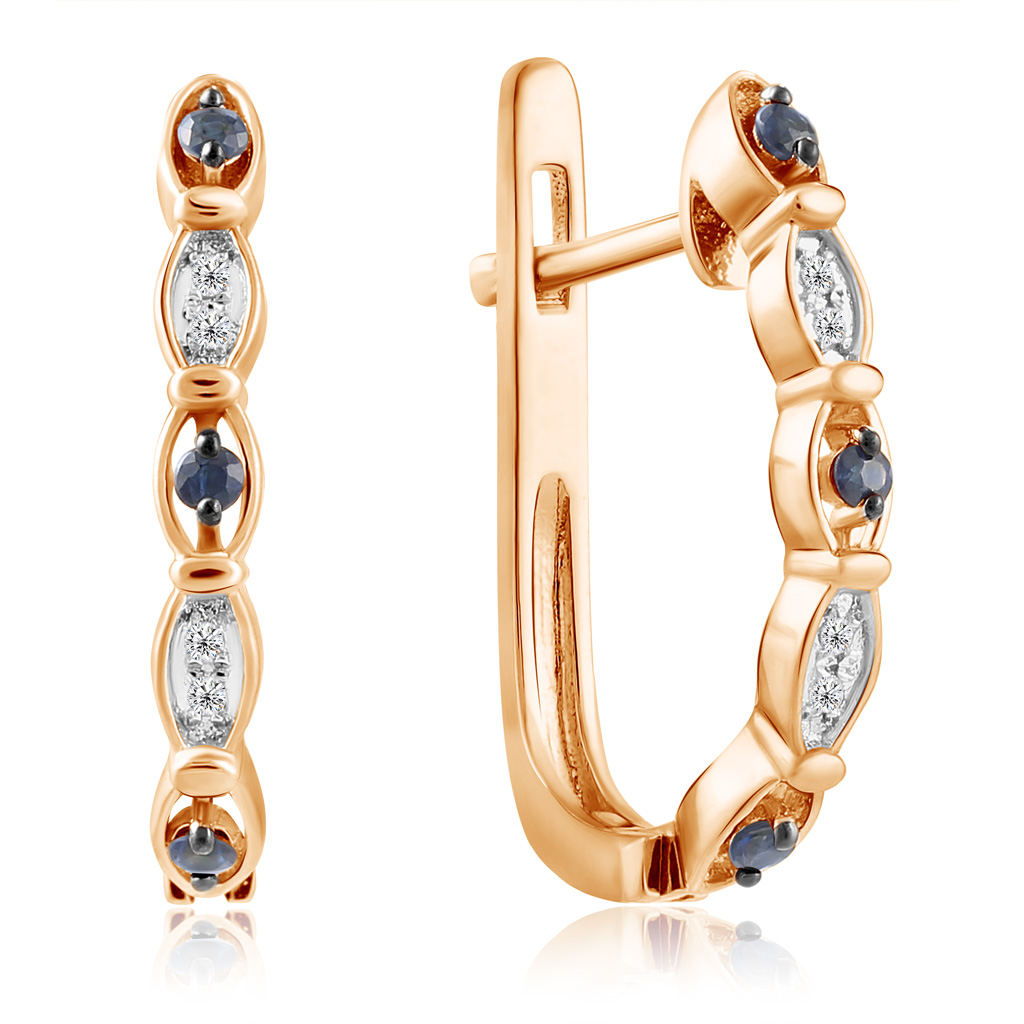 

Серьги с английским замком из золота E01-D-E312779SAP