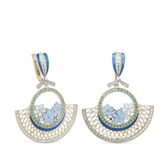 Серьги с английским замком 12-347-0105