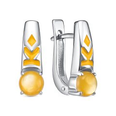 Серьги с английским замком 12-758-86323