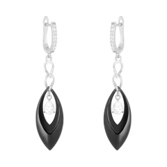 Серьги с английским замком TC-E00874-B-W-W-X-W