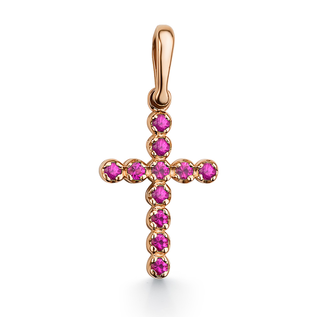 Крест декоративный из золота