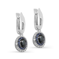 Серьги с английским замком 12-11689-1100
