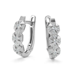 Серьги с английским замком 27041-200