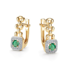 Серьги с английским замком 26378-301
