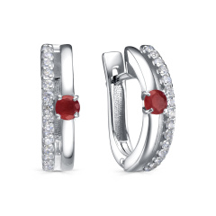 Серьги с английским замком 12-887-3400