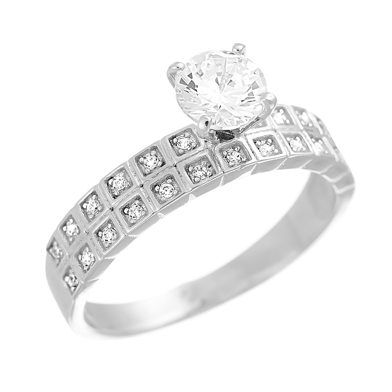 Кольцо из серебра кольцо из серебра р 18 5 кристалл мечты 101971051 топаз фианит
