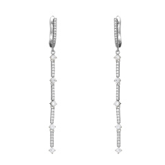 Серьги с английским замком CZ-E01788-X-W-X-X-W