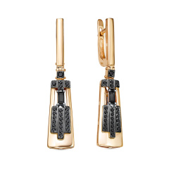 Серьги с английским замком 02-3770/7