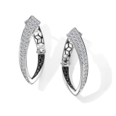 Серьги с английским замком 25838-213