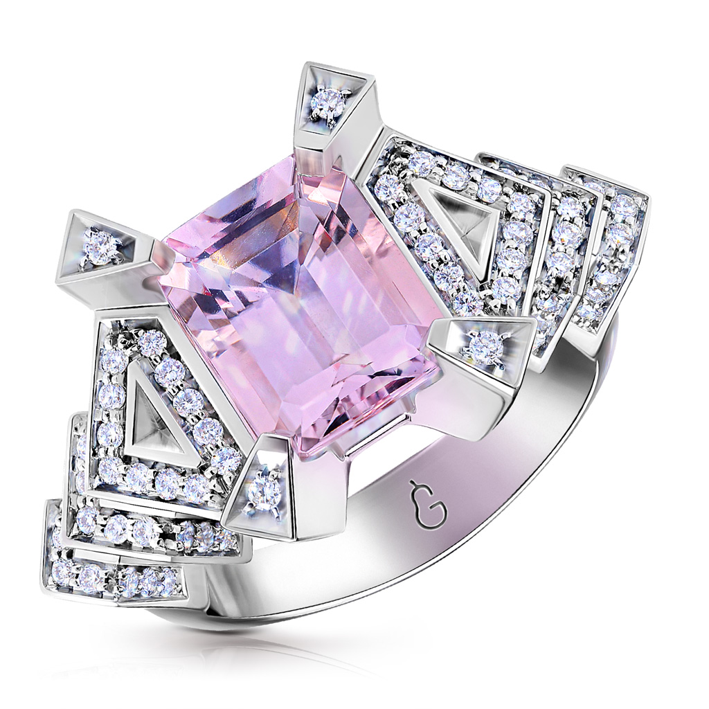 Кольцо из белого золота Я5519257170