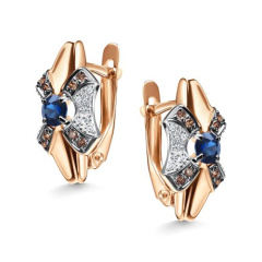 Серьги с английским замком 26698-170