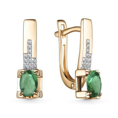 Серьги с английским замком 25378-101
