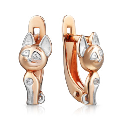 Серьги детские с английским замком RD0002861106000